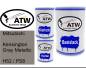 Preview: Mitsubishi, Kensington Gray Metallic, H52 / PS8: 500ml Lackdose + 500ml Klarlack + 250ml Härter - Set, von ATW Autoteile West.
